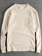 Men's Long Sleeve Pocket T-Shirt Khaki / S