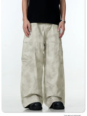 Men's Loose Fit Cargo Pants Beige / S