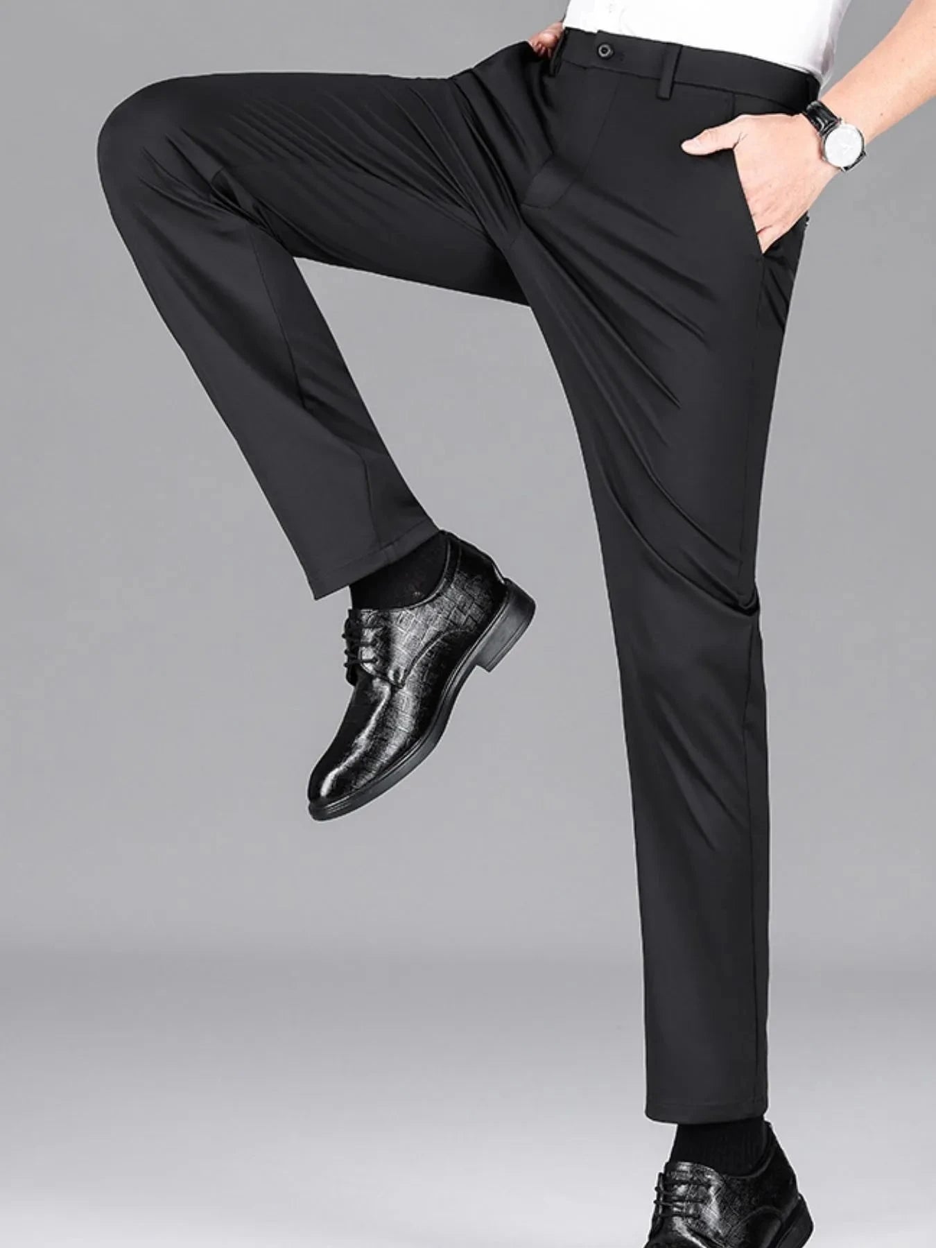 Men's Loose Fit Pants with Pockets