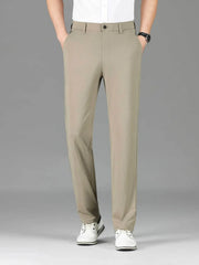 Men's Loose Fit Pants with Pockets Khaki / 29