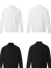 Men's Mock Neck Long Sleeve Top