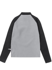 Men's Mock Neck Raglan Sleeve T-Shirt