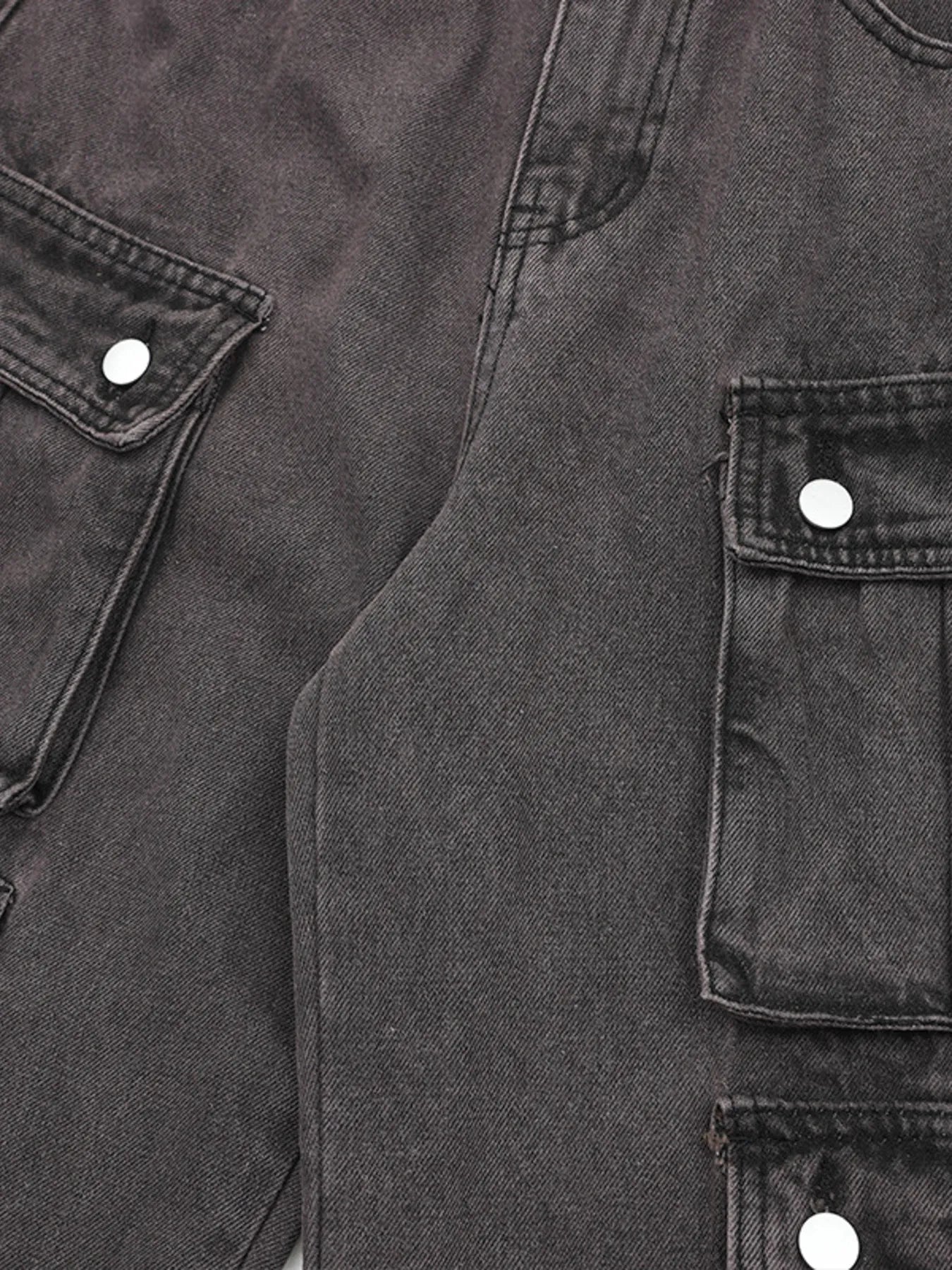 Men's Multi-Pocket Cargo Straight Jeans