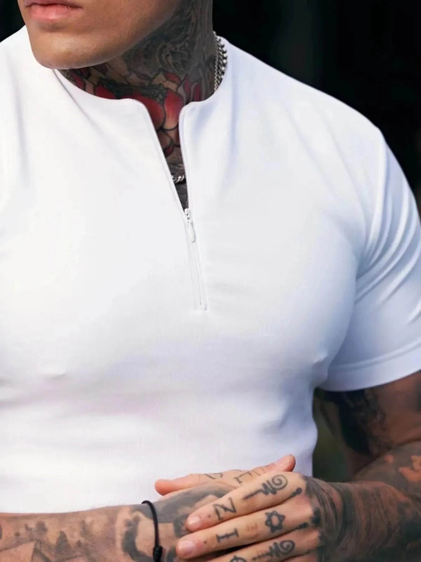 Men's Notched Short Sleeve Active T-Shirt