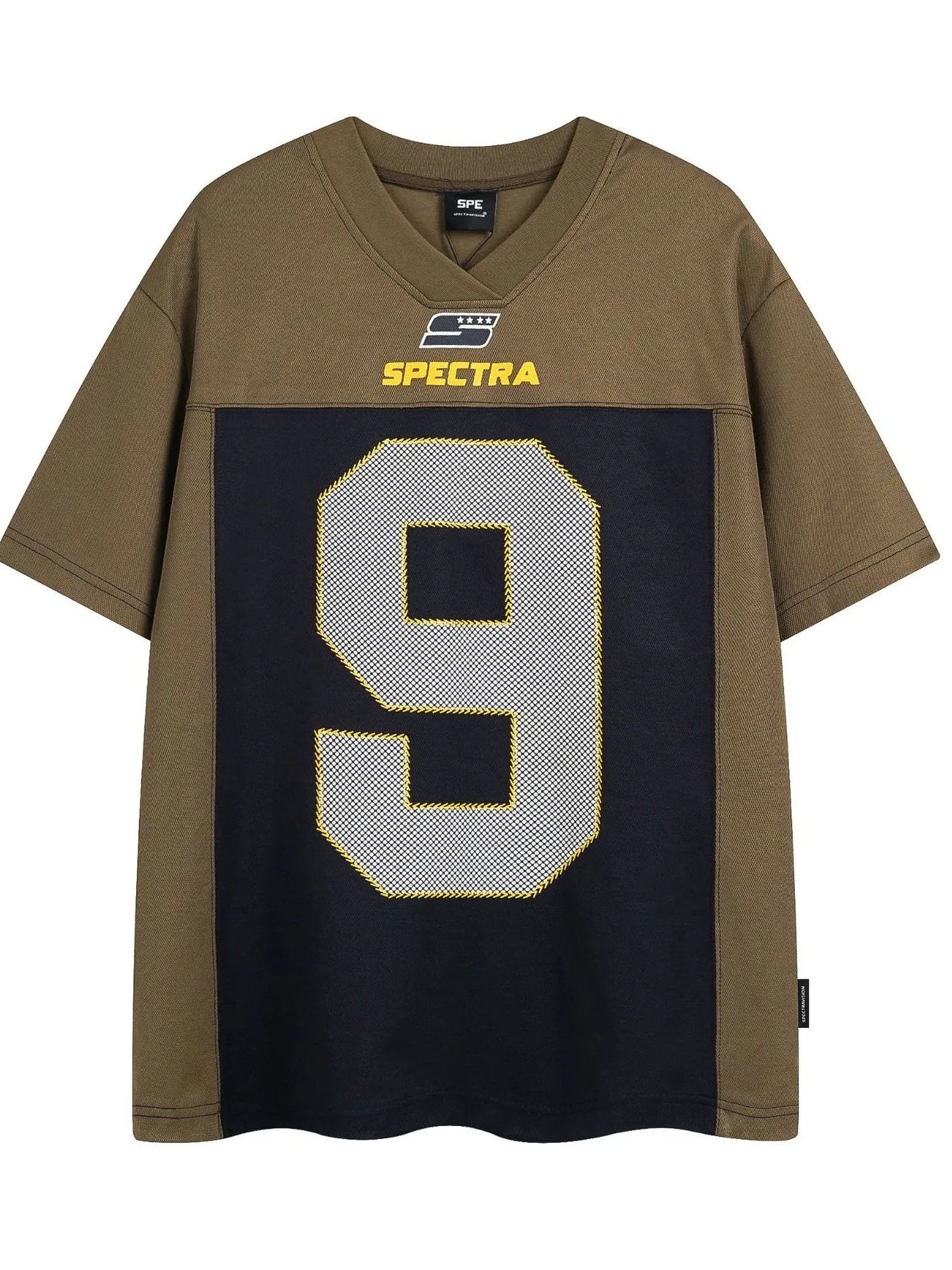 Men's Number Short Sleeve T-Shirt Brown / S