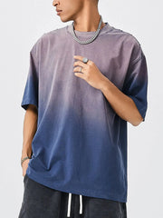 Men's Oversized Gradient Short Sleeve T-Shirt