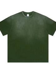 Men's Oversized Gradient Short Sleeve T-Shirt Dark Green / S