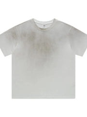 Men's Oversized Gradient Short Sleeve T-Shirt White / S