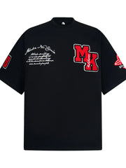 Men's Oversized Letter Short Sleeve T-Shirt