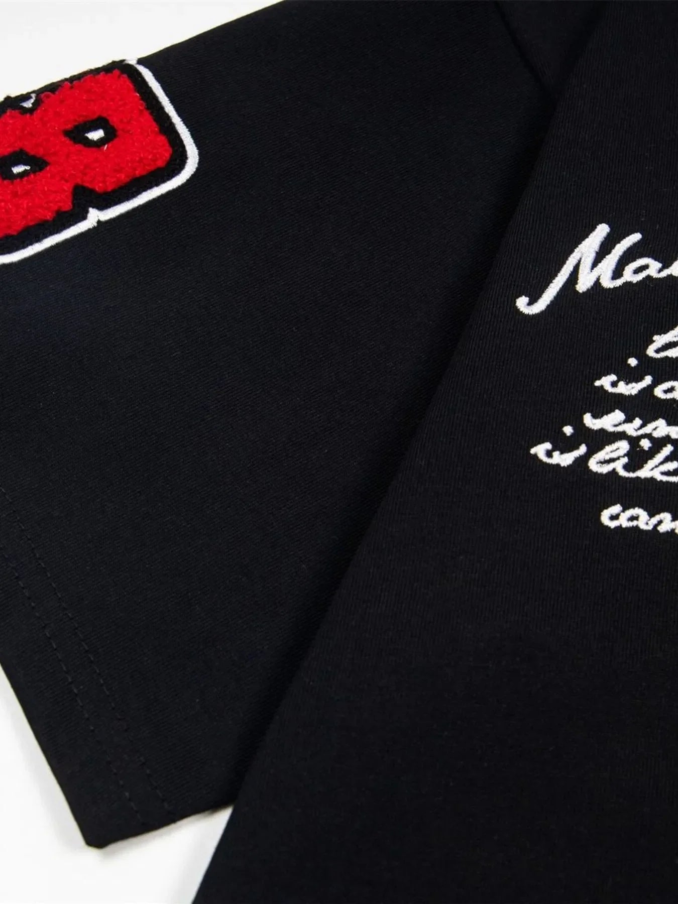 Men's Oversized Letter Short Sleeve T-Shirt