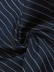 Men's Pinstripe Wide Leg Casual Pants