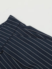 Men's Pinstripe Wide Leg Casual Pants