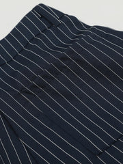 Men's Pinstripe Wide Leg Casual Pants