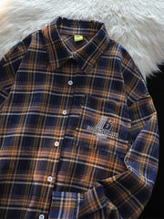 Men's Plaid Button-Down Shirt