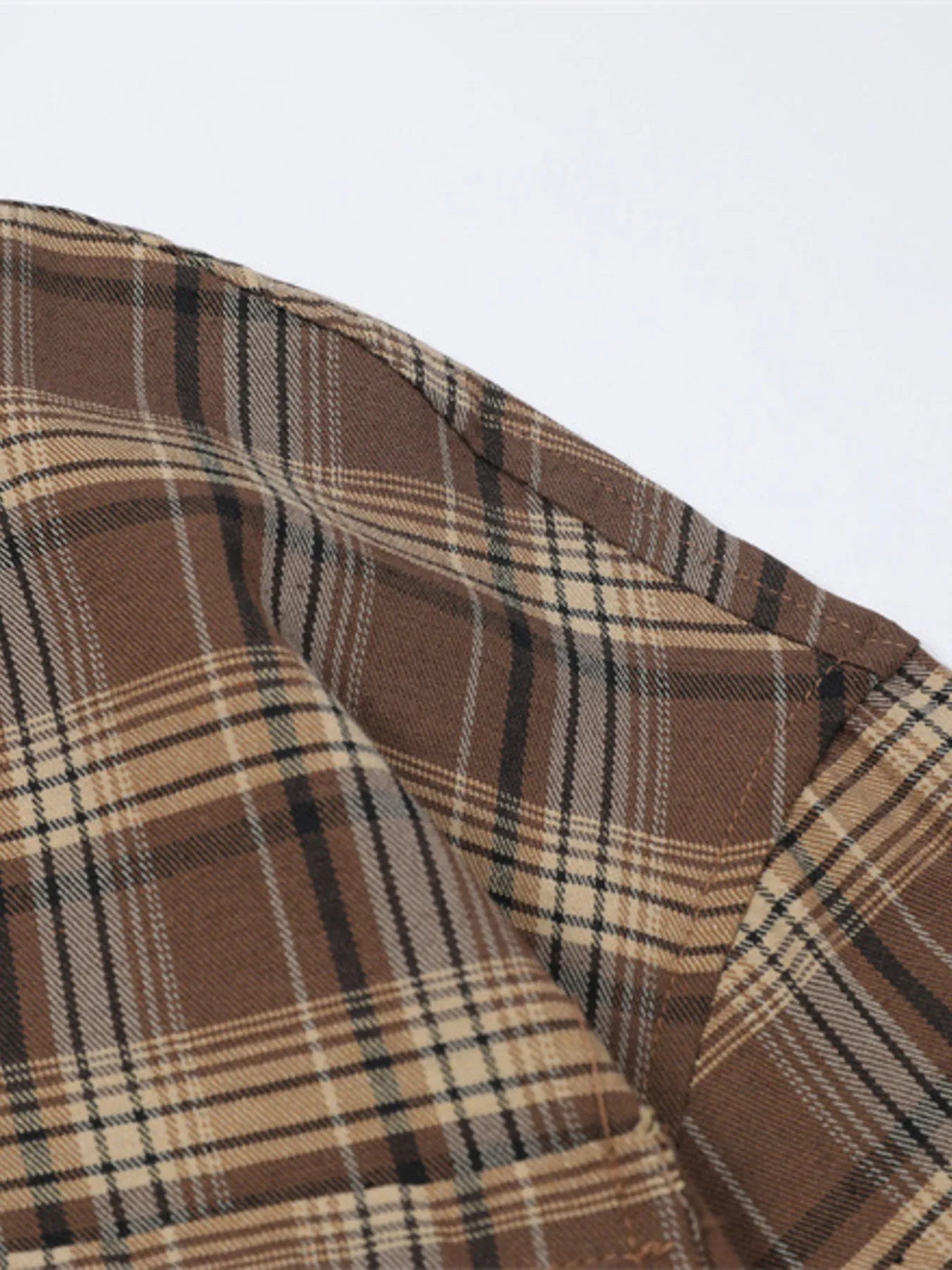 Men's Plaid Button-Down Shirt