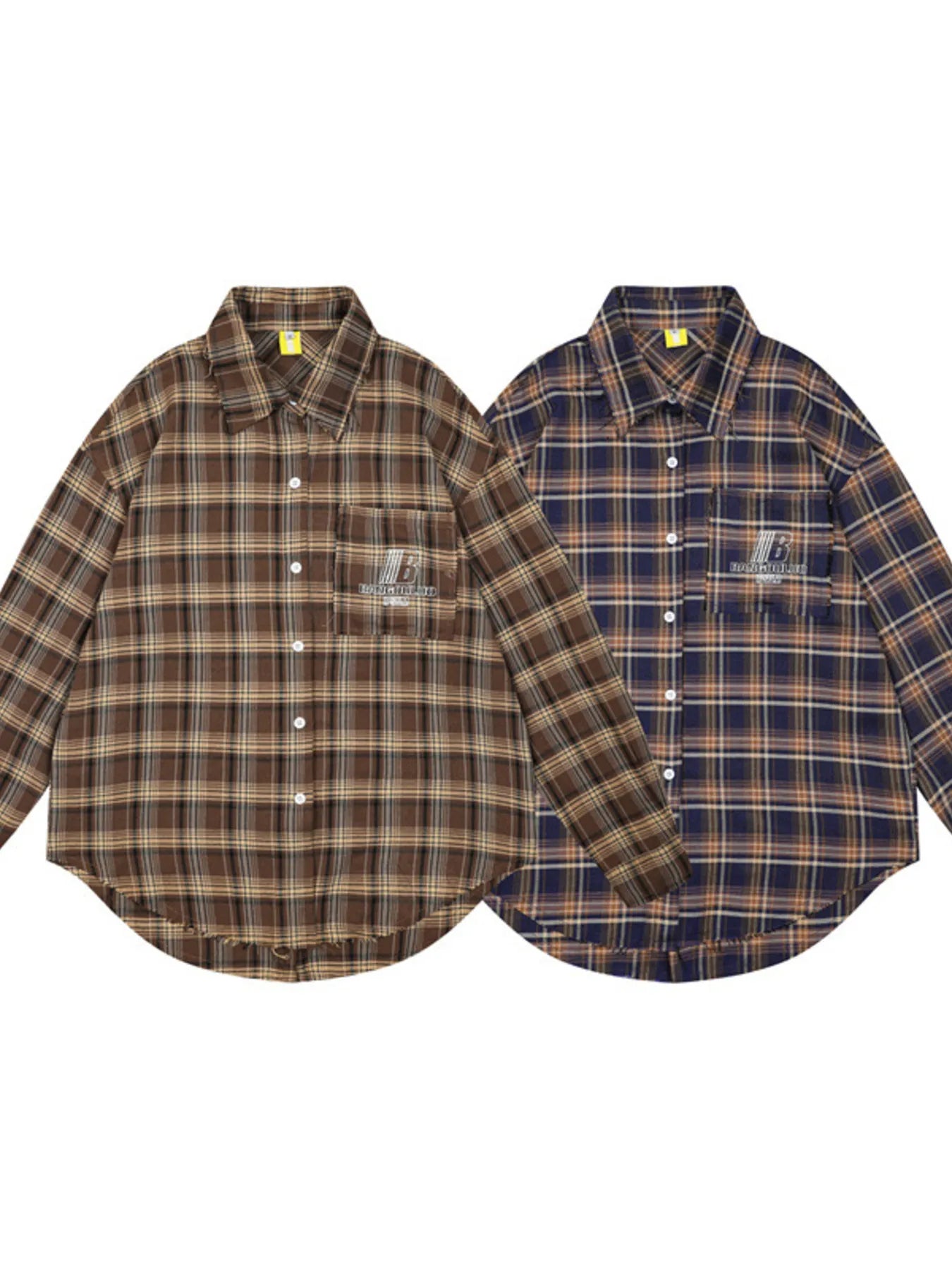 Men's Plaid Button-Down Shirt