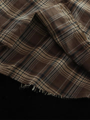 Men's Plaid Button-Down Shirt