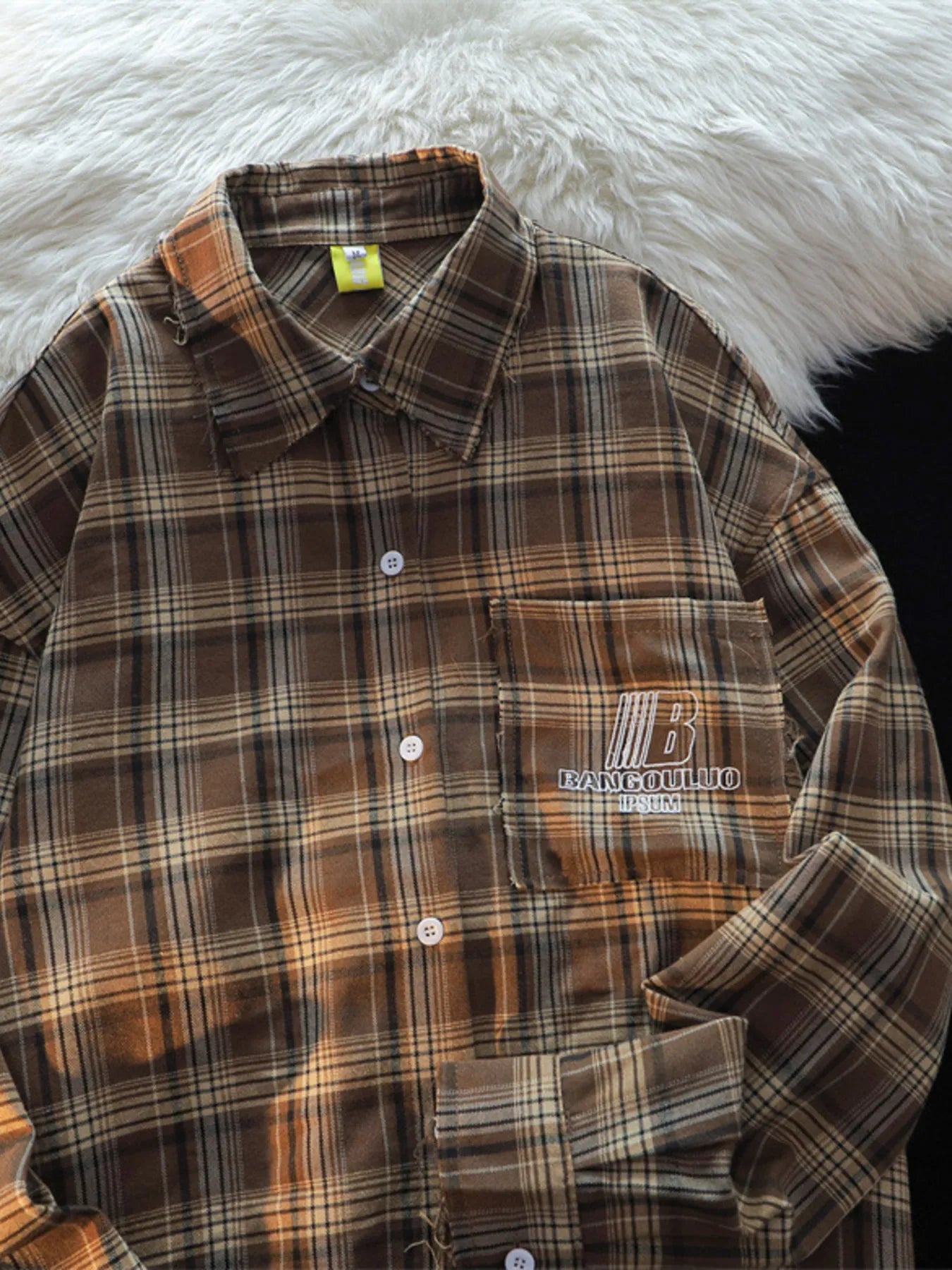 Men's Plaid Button-Down Shirt