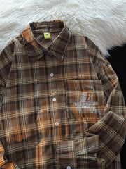 Men's Plaid Button-Down Shirt