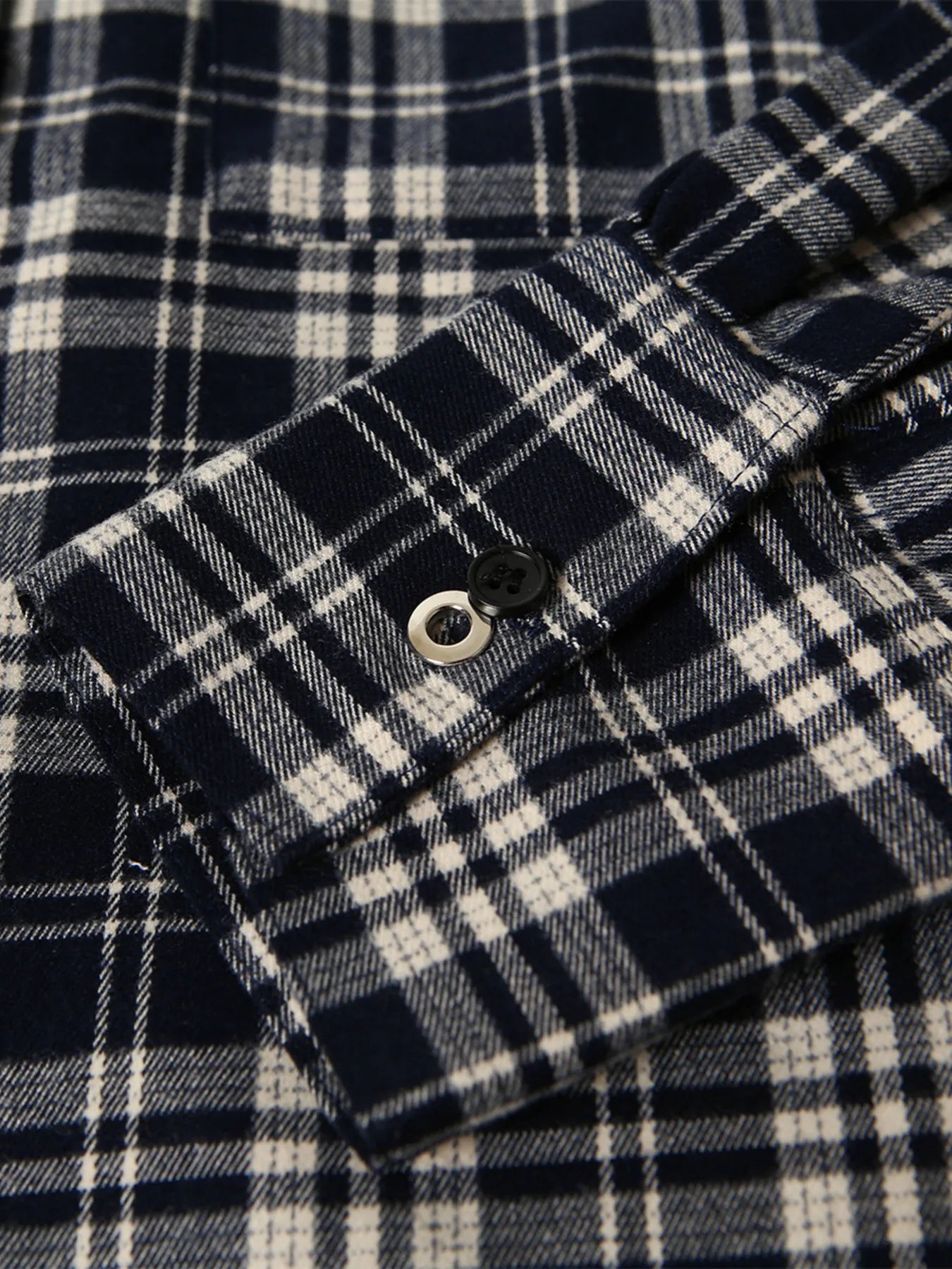 Men's Plaid Button-Down Shirt