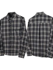 Men's Plaid Button-Down Shirt