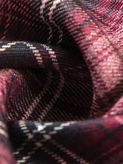 Men's Plaid Button Up Long Sleeve Shirt