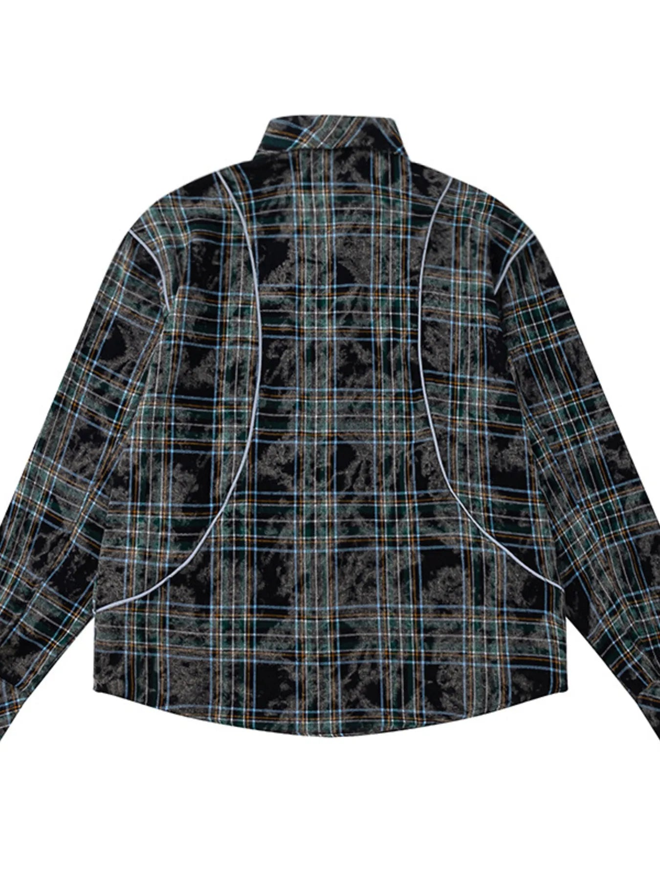 Men's Plaid Button-Up Shirt