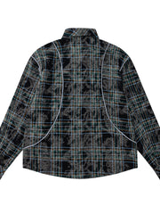 Men's Plaid Button-Up Shirt