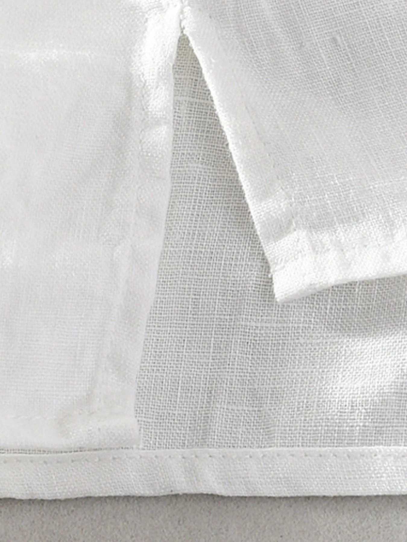 Men's Plus Size Button Detail Half Sleeve Shirt
