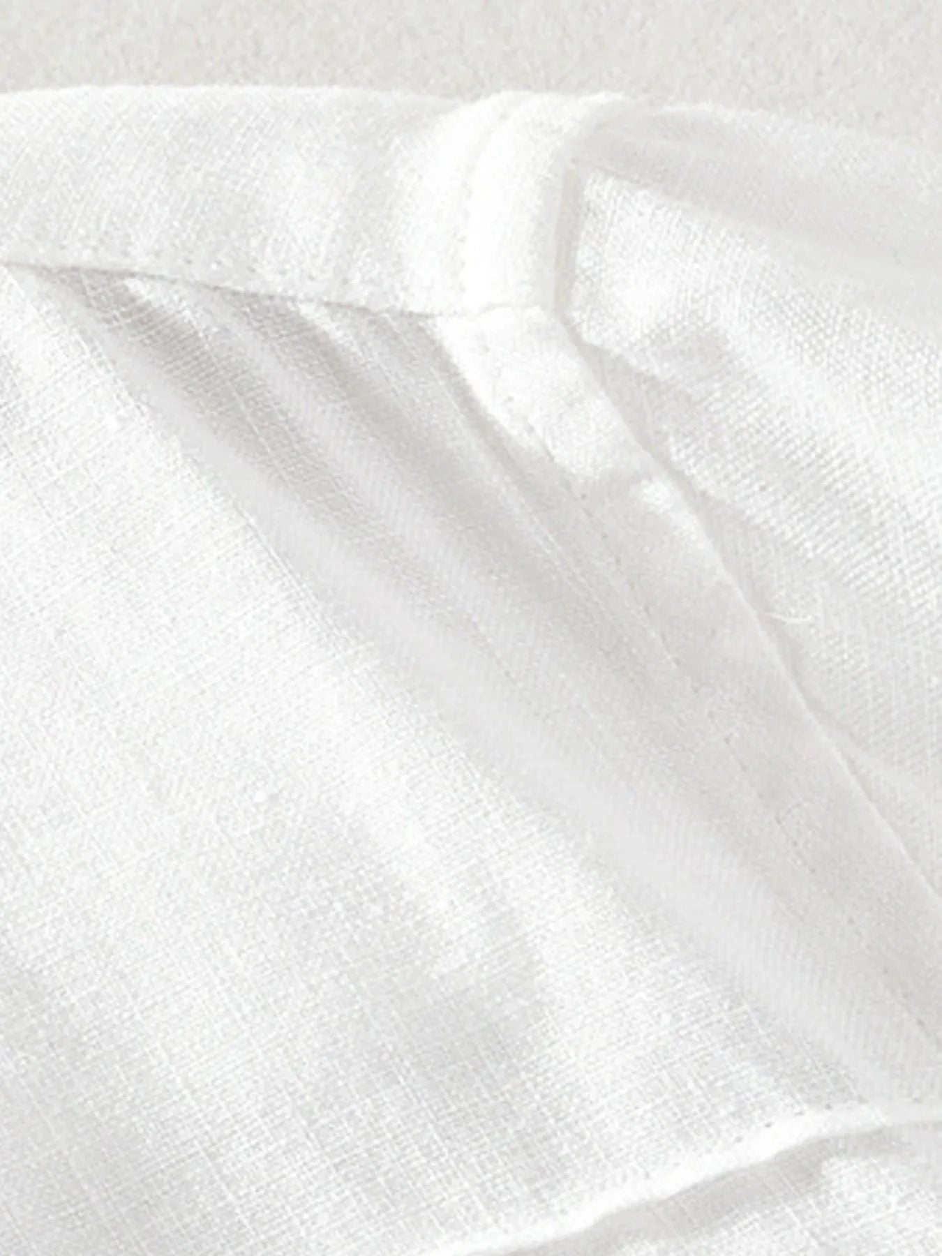 Men's Plus Size Button Detail Half Sleeve Shirt