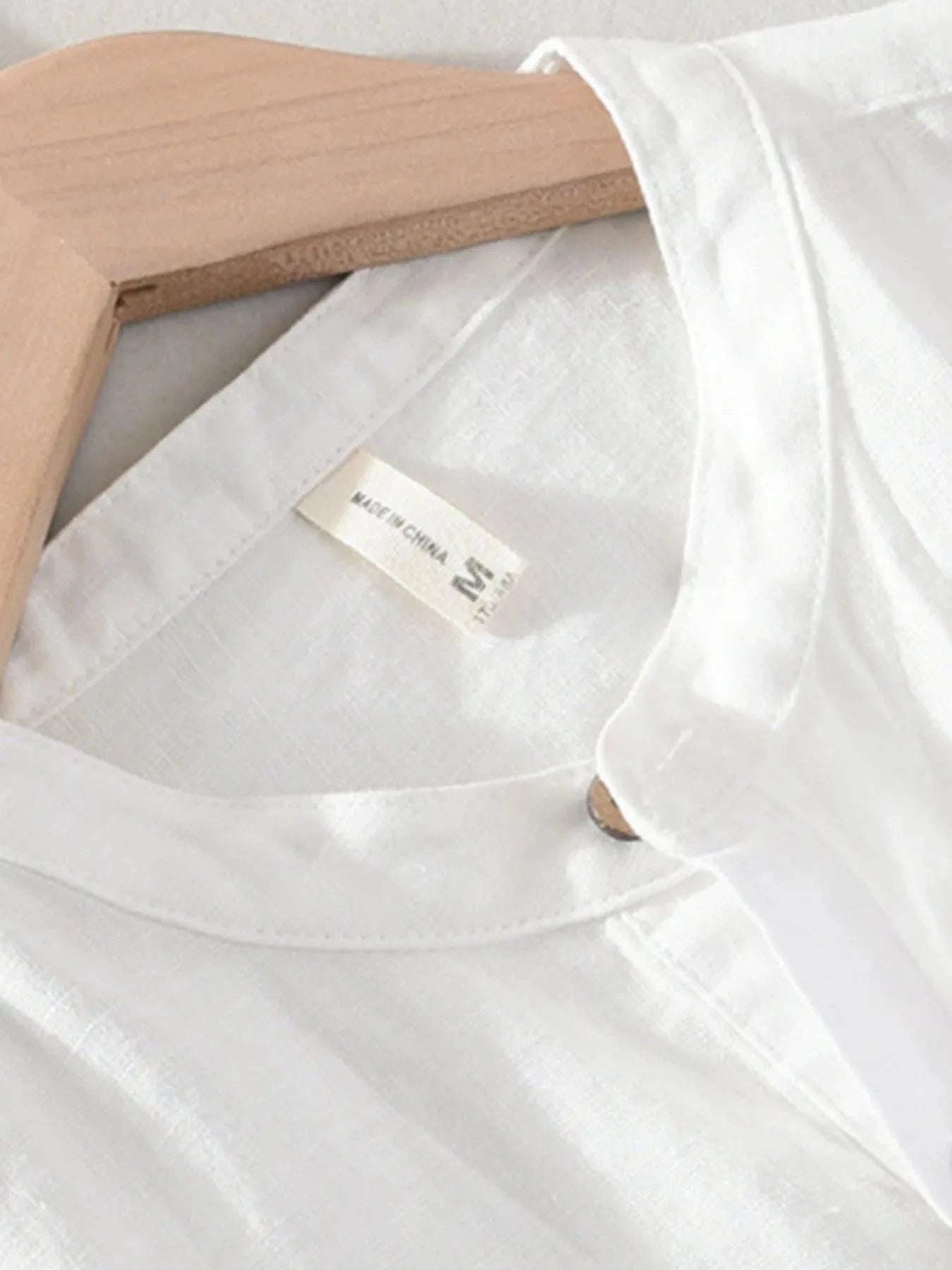 Men's Plus Size Button Detail Half Sleeve Shirt