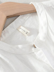 Men's Plus Size Button Detail Half Sleeve Shirt