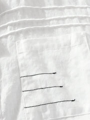 Men's Plus Size Button Detail Half Sleeve Shirt