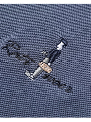 Men's Plus Size Button Detail Long Sleeve Polo