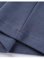Men's Plus Size Button Detail Long Sleeve Polo