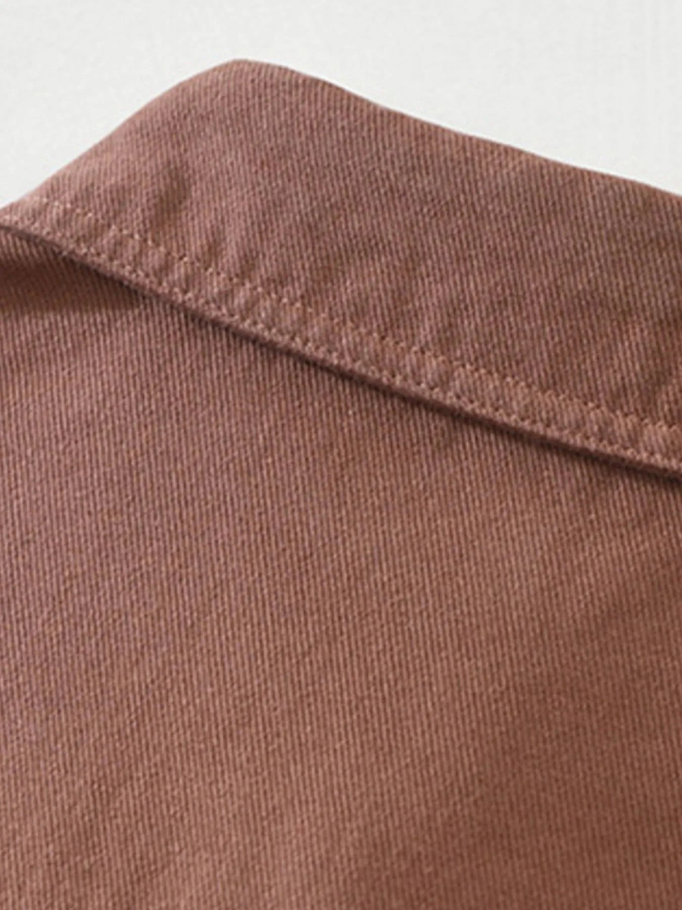 Men's Plus Size Button Detail Long Sleeve Shirt