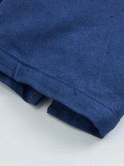 Men's Plus Size Button Detail Short Sleeve Blouse