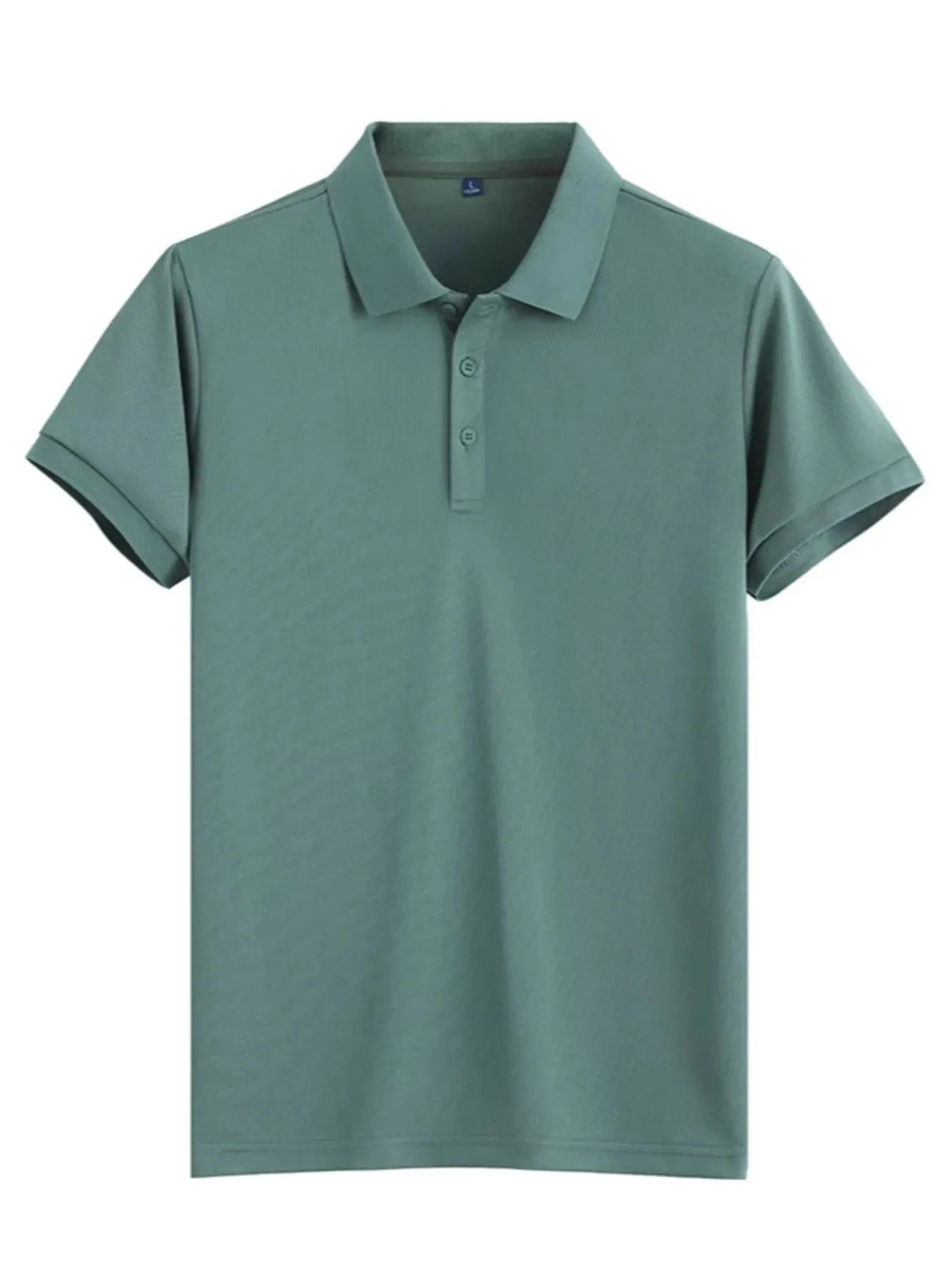 Men's Plus Size Button Detail Short Sleeve Polo