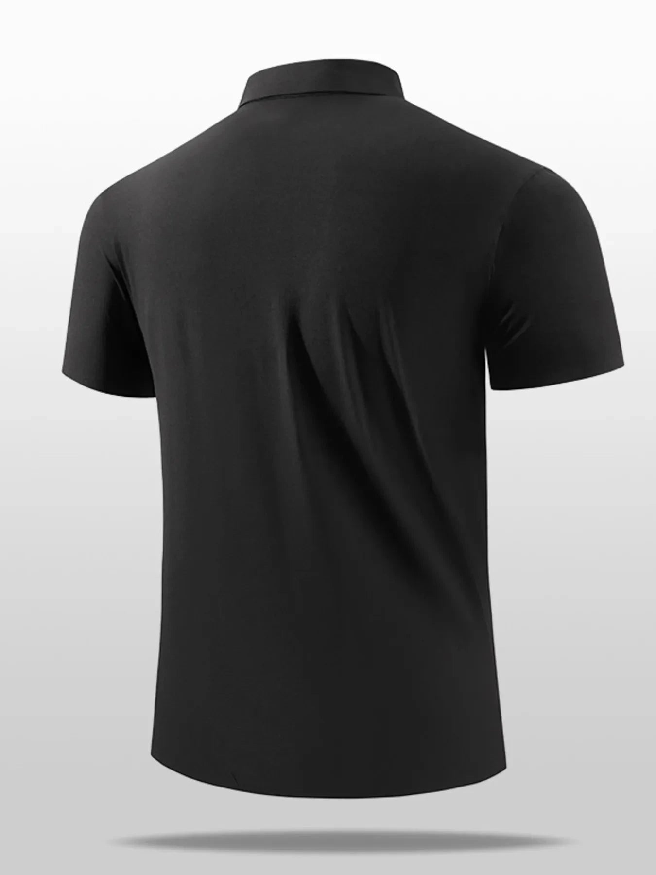 Men's Plus Size Button Detail Short Sleeve Polo