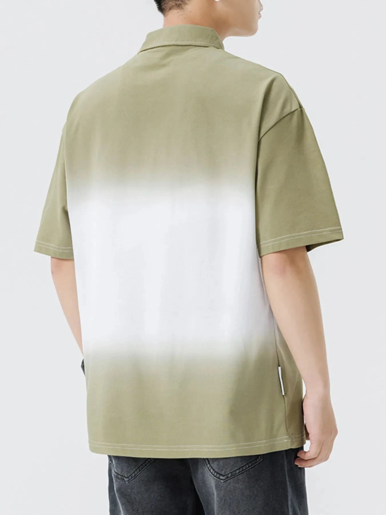 Men's Plus Size Button Detail Short Sleeve Polo