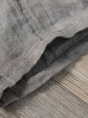 Men's Plus Size Button Detail Short Sleeve Top