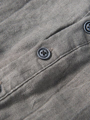 Men's Plus Size Button Detail Short Sleeve Top