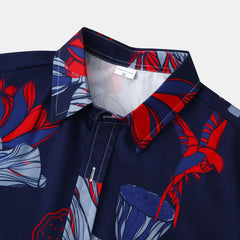 Men's Plus Size Button-Down Short Sleeve Shirt