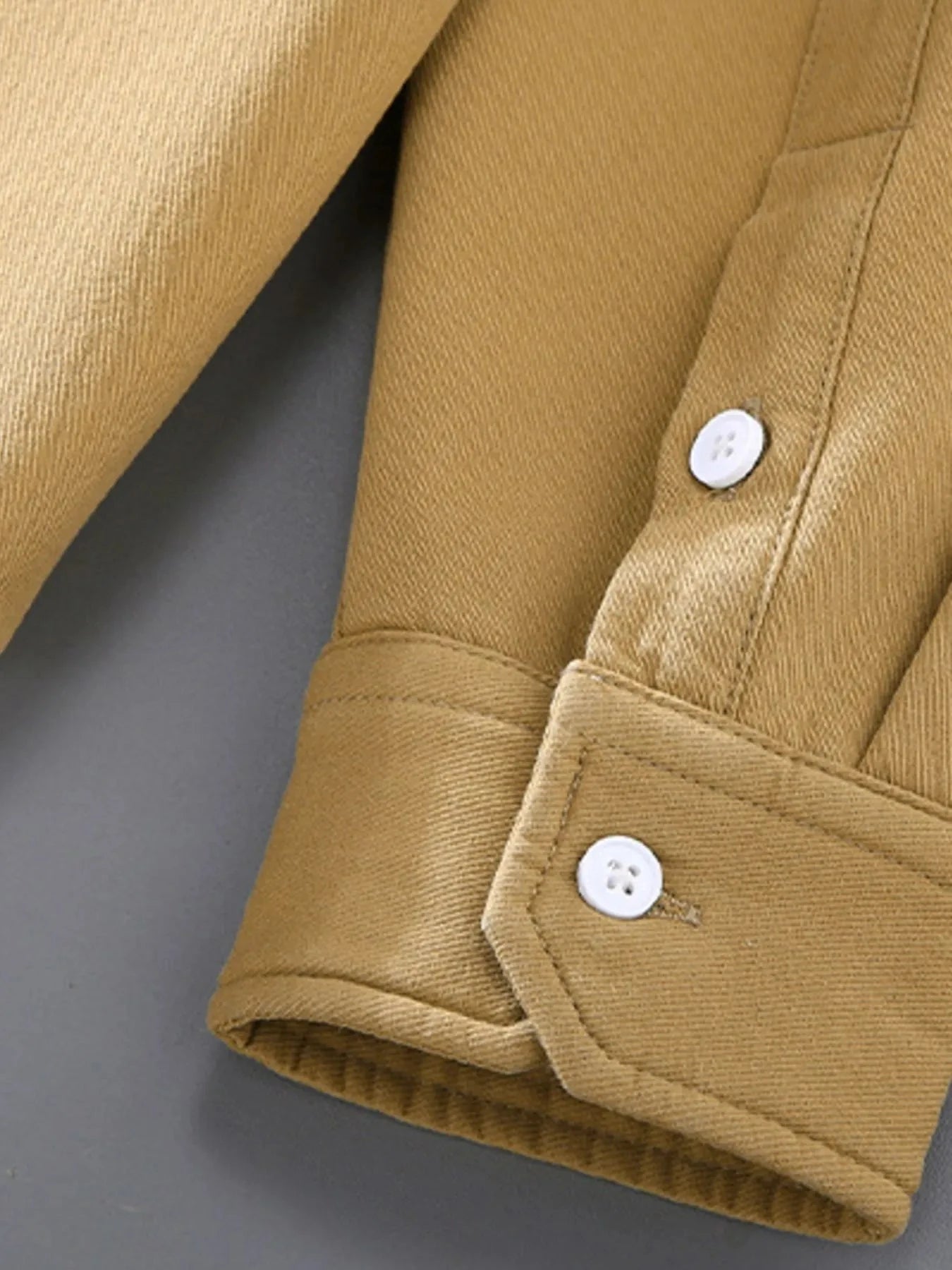 Men's Plus Size Button Up Long Sleeve Shirt