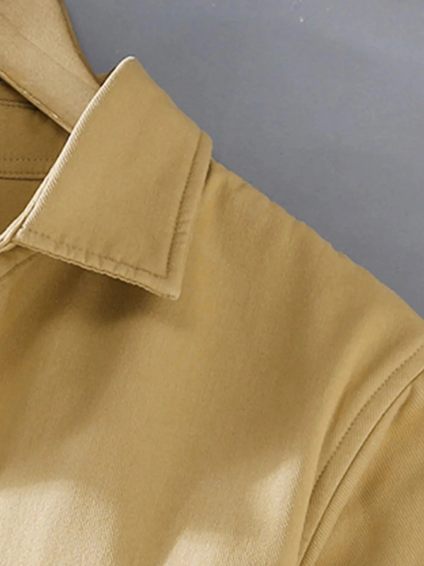 Men's Plus Size Button Up Long Sleeve Shirt