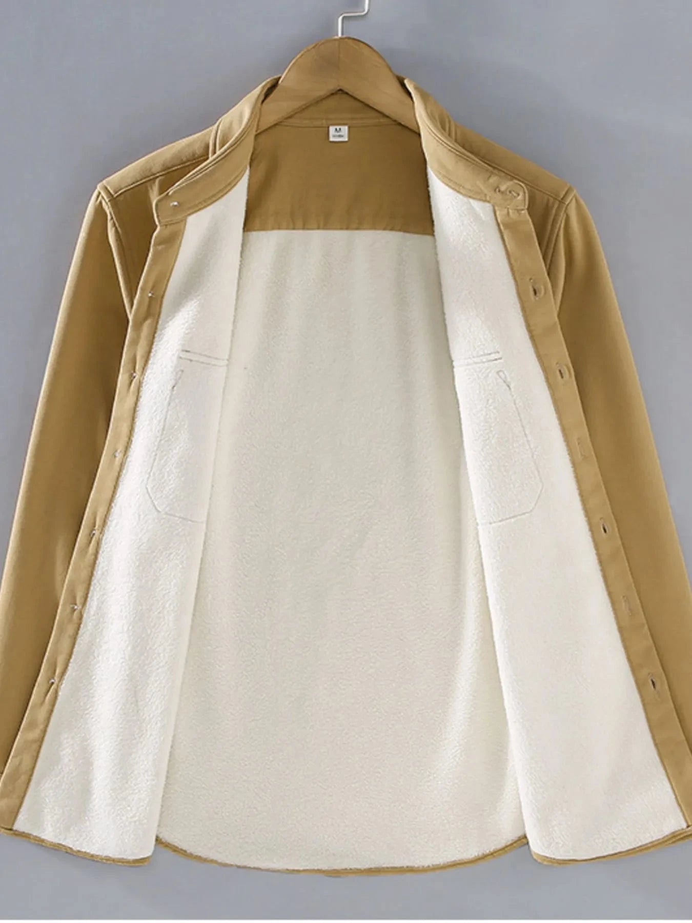 Men's Plus Size Button Up Long Sleeve Shirt