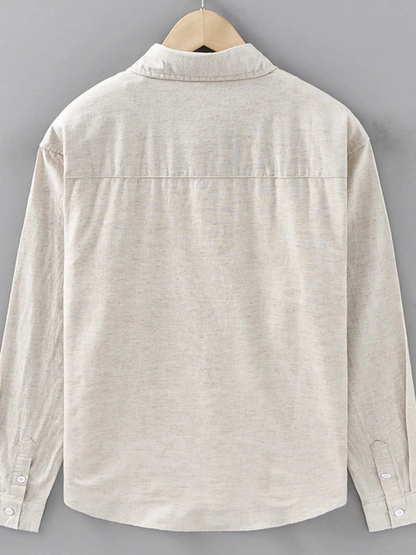 Men's Plus Size Button Up Long Sleeve Shirt