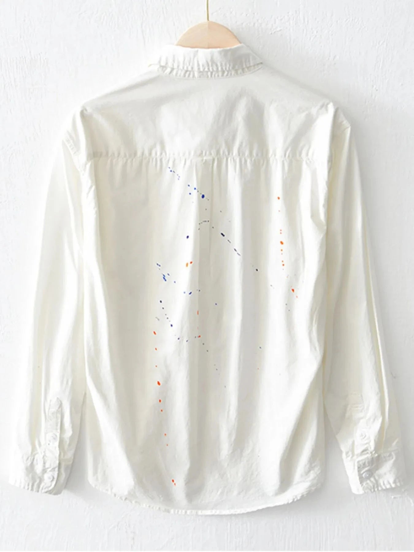 Men's Plus Size Button Up Long Sleeve Shirt