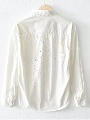 Men's Plus Size Button Up Long Sleeve Shirt