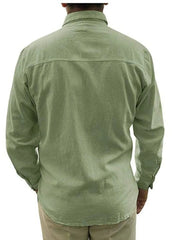 Men's Plus Size Button Up Long Sleeve Shirt